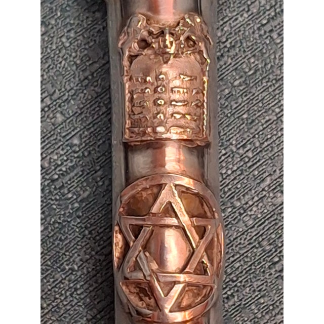 Rare Antique 19th C. 84 Silver Torah Pointer Yad With Besamim Spice Holder Moscow For Sale In Boston - Image 6 of 18