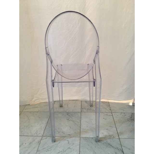 Contemporary Acrylic Stacking Ghost Chairs Set of 4 Chairish