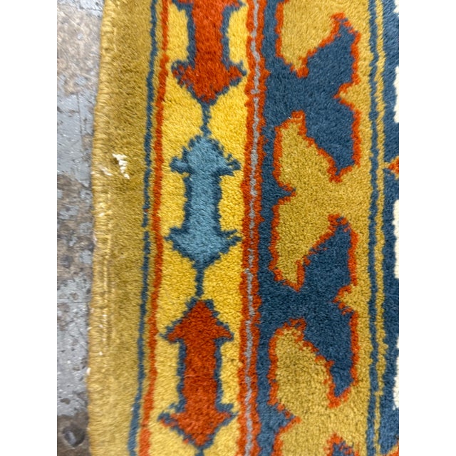 4ft 1in × 5ft 10in Genuine Agrippa Handwoven Area Rug For Sale - Image 9 of 12