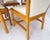 Leather Basket Weave Wicker Style Square Dining Room Table 4 Chairs Glass Top For Sale - Image 15 of 18