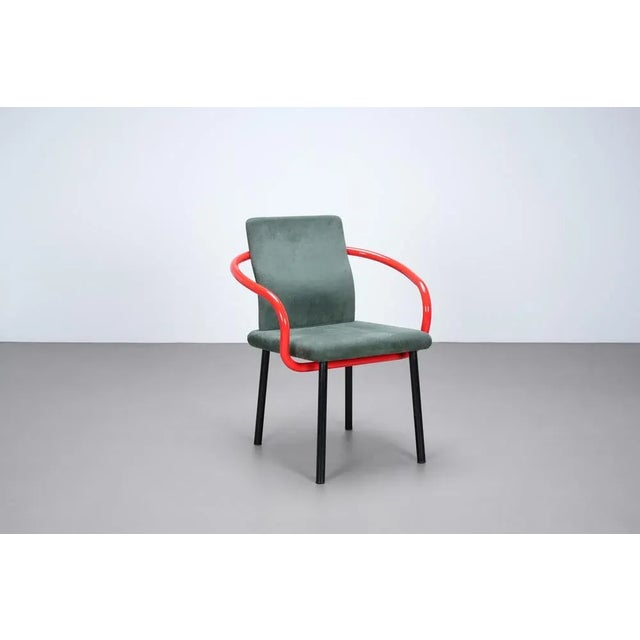 1980s Mandarin Armchair by Ettore Sottsass for Knoll, 1986 For Sale - Image 5 of 5