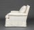 Textile Modern Striped White Silk Upholstered Armchair For Sale - Image 7 of 8