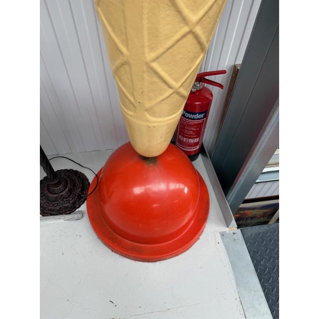 Beige Fiberglass Display Ice Cream, 1970s For Sale - Image 8 of 10