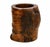 Antique Whole Root Solid Wood Brush Pot Vase Jar 15.75 Lb For Sale - Image 17 of 17