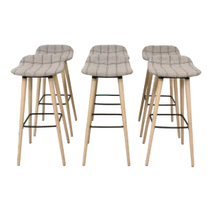 Set of 6 Offect Modern Design Bar Counter Chair Stools