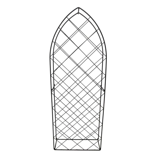 Mid 20th Century Mid Century Modern Cathedral Form Wire Wine Rack For Sale - Image 12 of 13