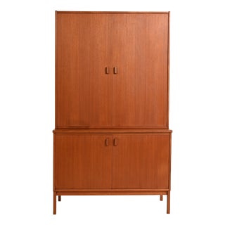 Scandinavian Teak Wardrobe, 1960s For Sale