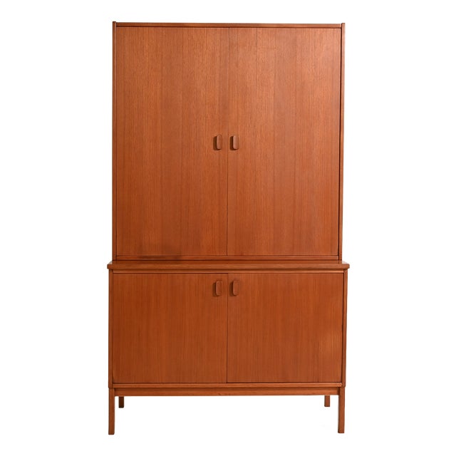 Scandinavian Teak Wardrobe, 1960s For Sale