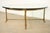 Labarge LaBarge Hollywood Regency Brass and Glass Hooved Feet Cocktail Table | Circa 1960s For Sale - Image 4 of 12