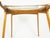 Mid-Century Modern Beech Wood and Curved Glass Coffee Table in the style of Fontana Arte, 1950s For Sale - Image 10 of 13