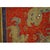 Chinese 1950s Red Ground Figural Pattern Vintage Silk & Gold Thread Chinese Embroidery For Sale - Image 3 of 6