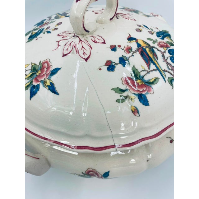 Antique Phoenix Soup Tureen from Villeroy & Boch Mettlach, 1895 For Sale - Image 8 of 14