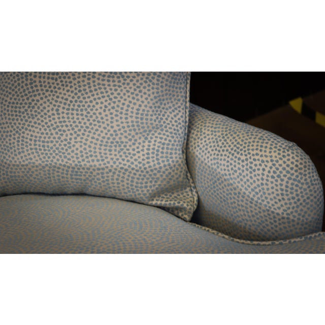 2-Seater Sofa from George Smith with Escale Ciel Blue Fabric from Jean Paul Gaultier, 2010s For Sale - Image 13 of 18