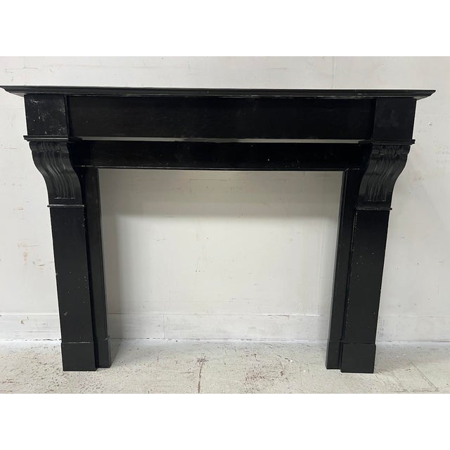 Napoleon III Fireplace with Black Marble Corbel, 1800s For Sale - Image 15 of 15