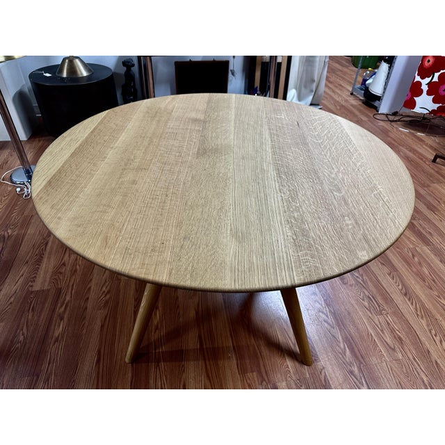 Sori Yonagi for Hida Bleached Oak Table and Chairs Reissue 2022 For Sale - Image 16 of 18