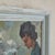 Textile Vintage Oil on Canvas Landscape Painting For Sale - Image 7 of 11