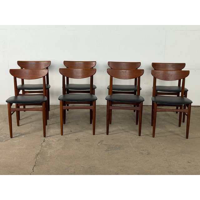Danish Teak Dining Chairs from Harry Østergaard, 1960s, Set of 8 For Sale - Image 11 of 11