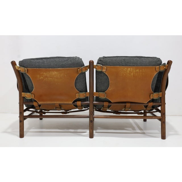Gray Midcentury Modern Settee Model ‘Ilona’ by Arne Norell, 1960s For Sale - Image 8 of 12
