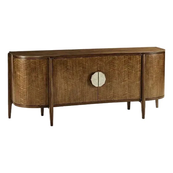 1980s Jonathan Charles Toulouse Sideboard 83" For Sale