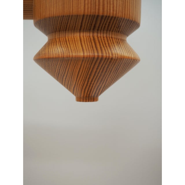 Wood Vintage Pine Table Lamps from Ikea, Sweden, 1988, Set of 2 For Sale - Image 7 of 13