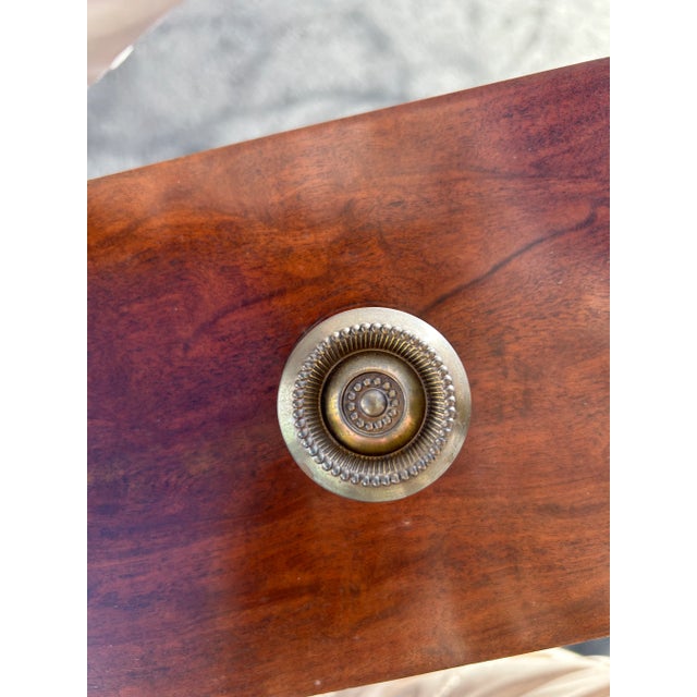 Brown Sheraton Chest of Drawers For Sale - Image 8 of 9