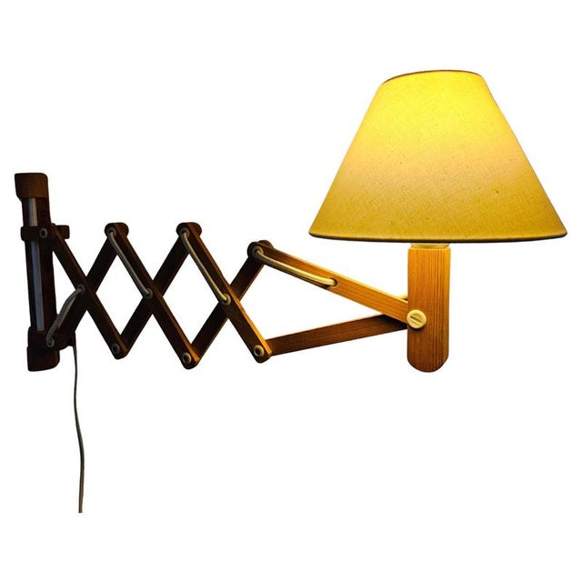 Mid-Century Modern Swedish Scissor Wall Lamp from Ikea, 1979 For Sale - Image 16 of 16