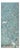 Hand Painted Teal Chinoiserie Blossom Egret Bird Mural Panel For Sale