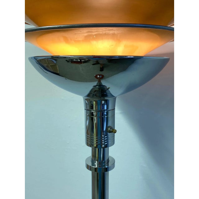 Gilbert Rohde Torchiere for Mutual Sunset Lamp Co. For Sale - Image 9 of 13