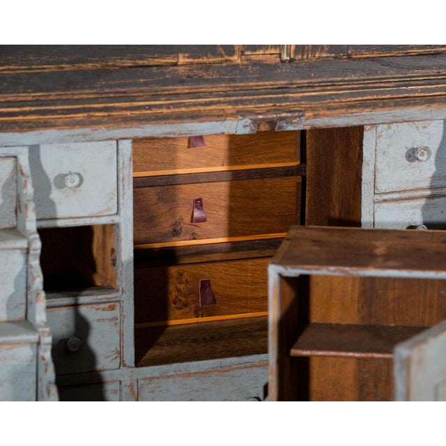 Antique Baroque Cabinet in Wood, 1800 For Sale - Image 12 of 14