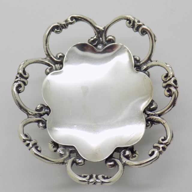 Vintage Italian Handmade Genuine Silver Table Centerpiece Figurine, 1980s For Sale - Image 4 of 13