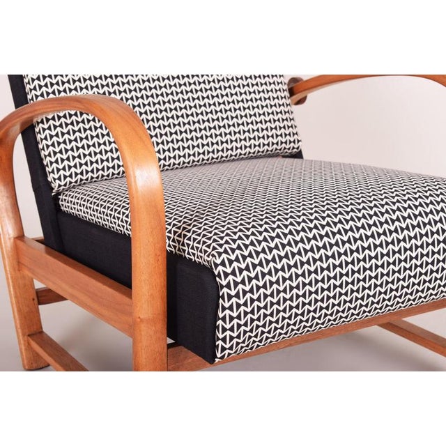 Art Deco Walnut Lounge Chairs attributed to Thonet, Germany, 1930s, Set of 2 For Sale - Image 10 of 11