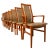 1980s 1980s Scandinavian Modern Teak Dining Chairs by Andersen Schou, Denmark - Set of 8 For Sale - Image 5 of 12