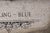 Wood Mid 20th Century C Schergers Sons Sterling Blue Headstone Salesman Sample For Sale - Image 7 of 14