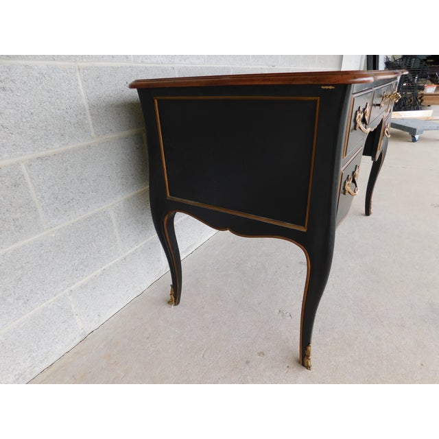 French Kindel French Louis XV Style Writing Desk 48"w For Sale - Image 3 of 18