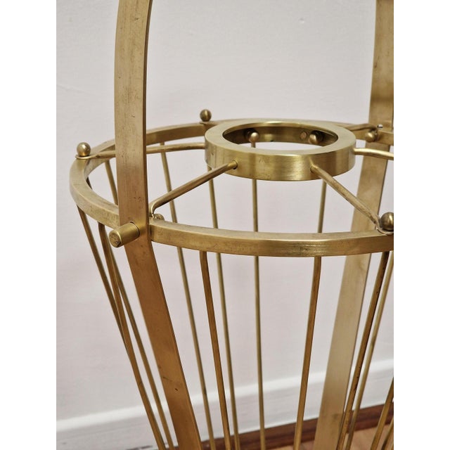 Brass Umbrella Stand, 1960s For Sale - Image 6 of 7