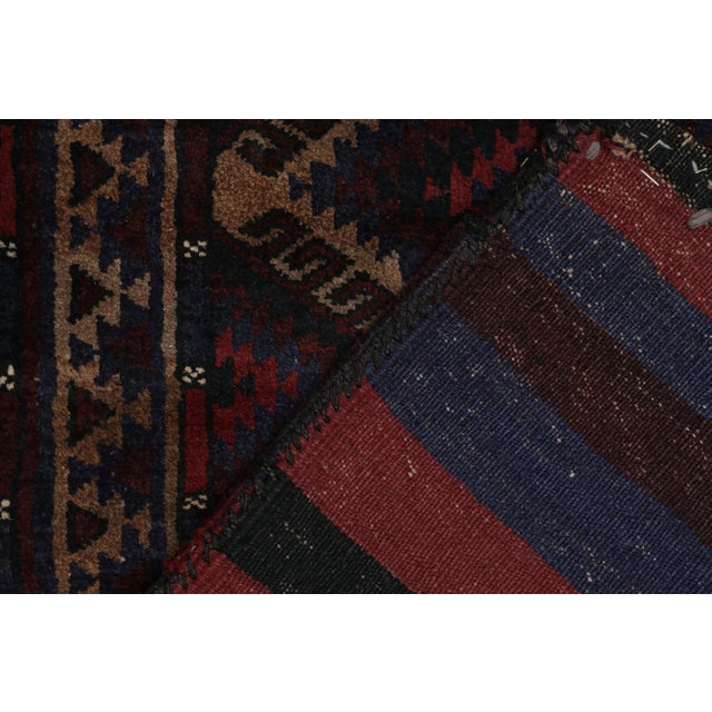 Rug & Kilim’s Baluch Tribal Rug With Colorful Geometric Patterns For Sale In New York - Image 6 of 7