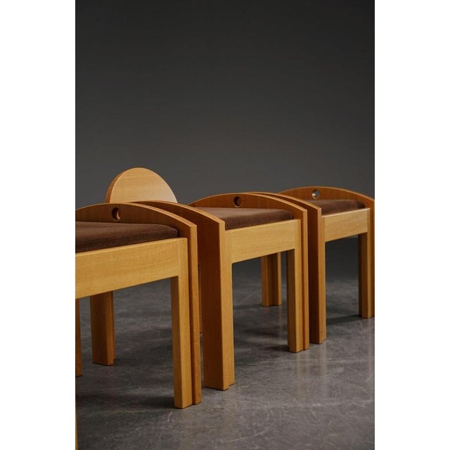Wooden Architectural Stool, 1970s For Sale - Image 18 of 18
