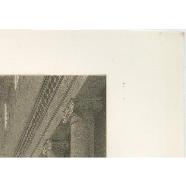 Mid 19th Century After Bayot, Basilica of San Lorenzo Fuori Le Mura Interior, 1869, Lithograph For Sale - Image 5 of 12