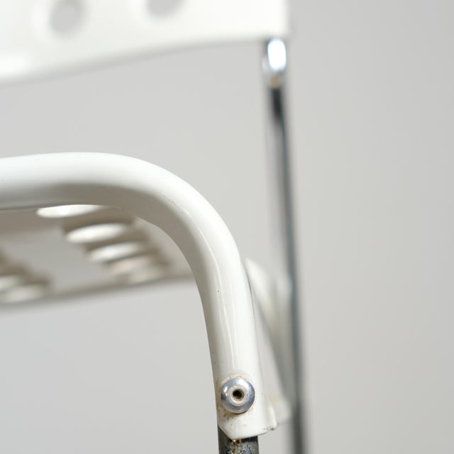 Omstak White Stackable Chairs by Rodney Kinsman for Bieffeplast, 1972, Set of 8 For Sale - Image 10 of 18