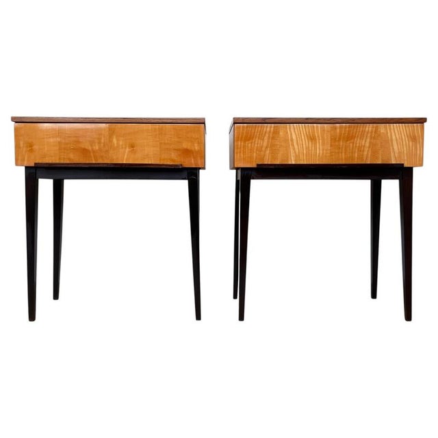 Wooden Tables from Up Zavody, Former Czechoslovakia, 1940s, Set of 2 For Sale - Image 12 of 12