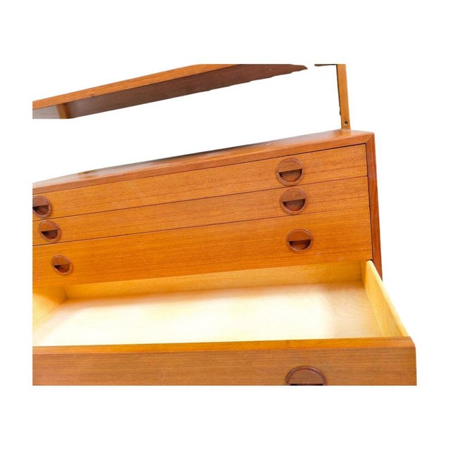 Mid-Century Royal System Wall Unit in Teak by Poul Cadovius for Cado, 1960s For Sale - Image 6 of 9