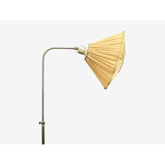 1930s Swedish Modern, Floor Lamp, Light Wood, Metal For Sale In New York - Image 6 of 15
