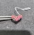 Ruby Cluster V Shaped Ring 14k Yellow Gold, Size 8 For Sale - Image 4 of 4