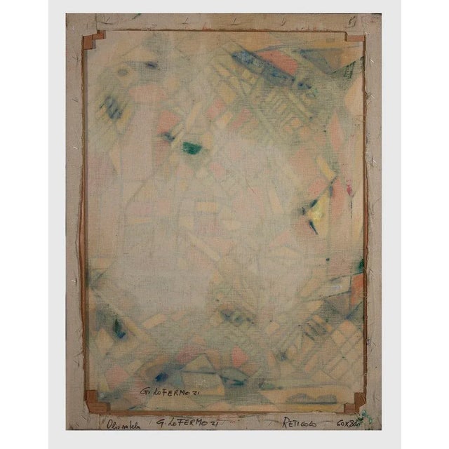 Giorgio Lo Fermo, Reticolo, Oil on Canvas, 2021 For Sale - Image 3 of 4