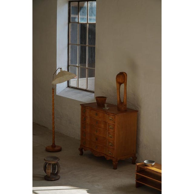 Brown Mid-Century Modern Danish Chest of Drawers in Oak by Henning Kjærnulf, 1960s For Sale - Image 8 of 18