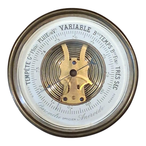 Antique French Aneroid Barometer