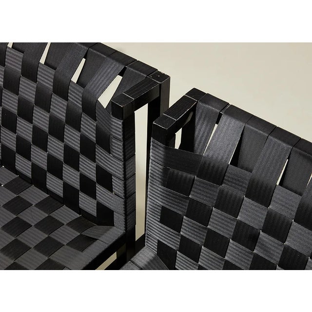 Black Seatbelt Lounge Chairs by Gijs Bakker for Castelijn, 1978, Set of 3 For Sale - Image 8 of 11