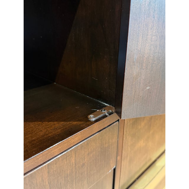 1970s Milo Baughman for Directional Custom Collection Campaign Gentleman’s Armoire For Sale - Image 15 of 18