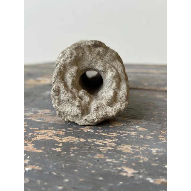 Vintage Memento Mori Carved Stone Log Inscribed, "1939" For Sale - Image 10 of 14