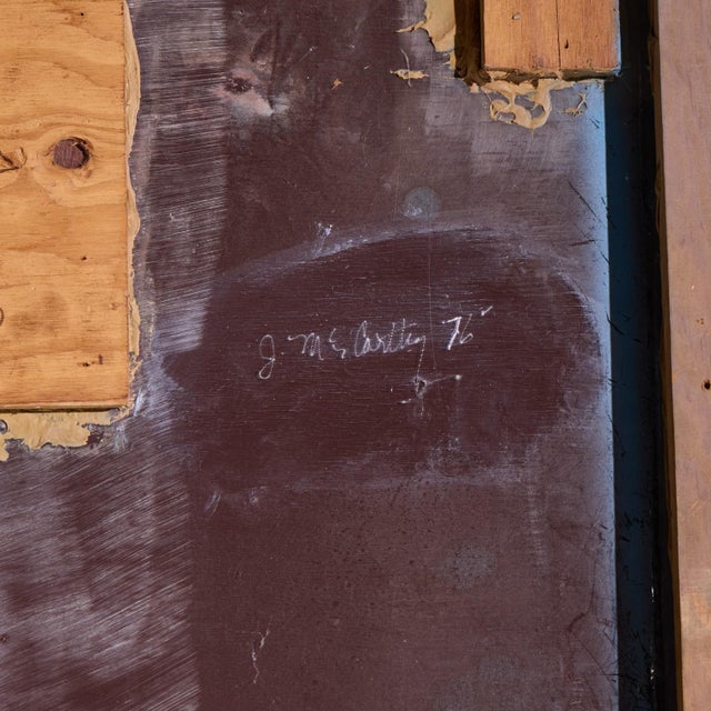 J. McCarthy Mid Century 1976 Strawberry Fields Large Fiberglass Wall Art For Sale - Image 4 of 4